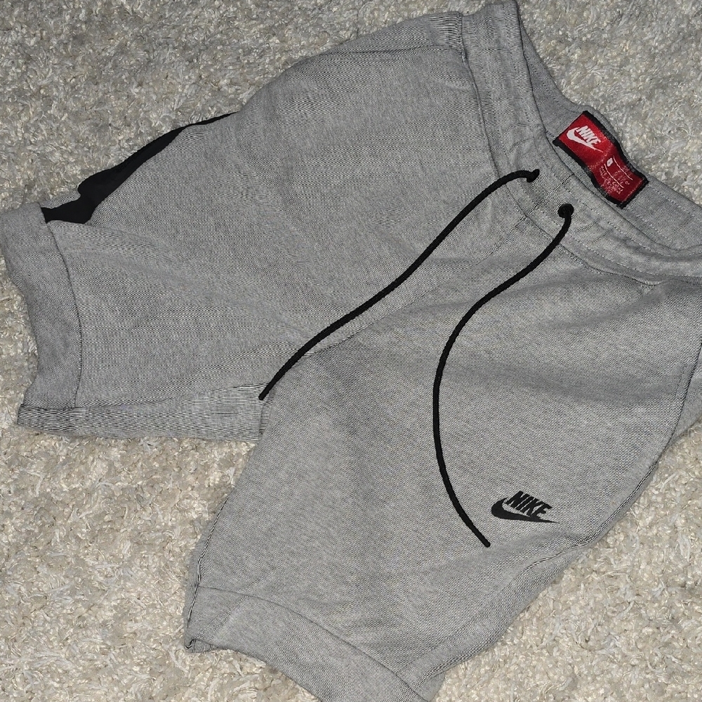 Nike Gray Shorts with Black Logo